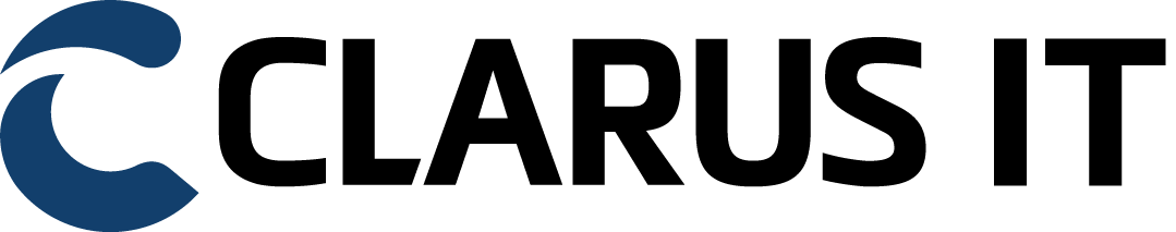 Clarus IT logo med farve